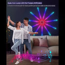 🔥 FireGlow™ – Luces LED Inteligentes con Sensor Musical y Efecto Fuegos Artificiales
